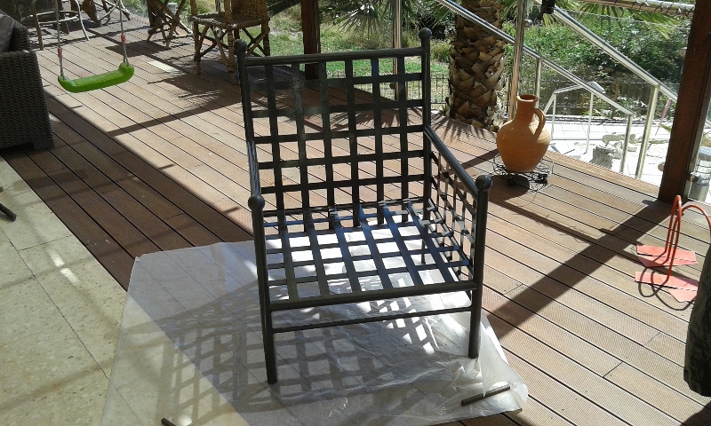 Wrought Iron Garden Chair 2