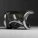 Polished Stainless Steel Chair 2
